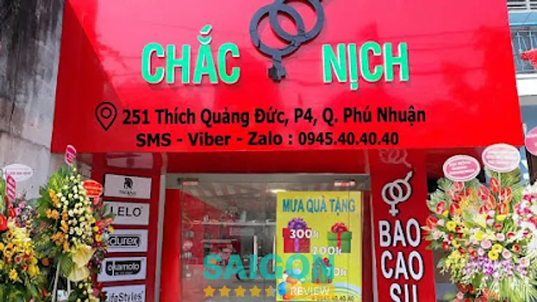 Cửa hàng Bao Cao Su Chắc Nịch: 251 Đ. Thích Quảng Đức, Phú Nhuận