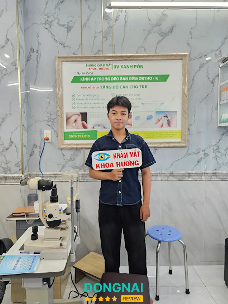 Phòng khám mắt Khoa Hương: 487 Phạm Văn Thuận, P. Tam Hiệp