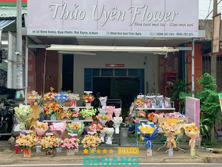 Hoa tươi Thảo Uyên Flower: 55 Hùng Vương, xã Nam Phước