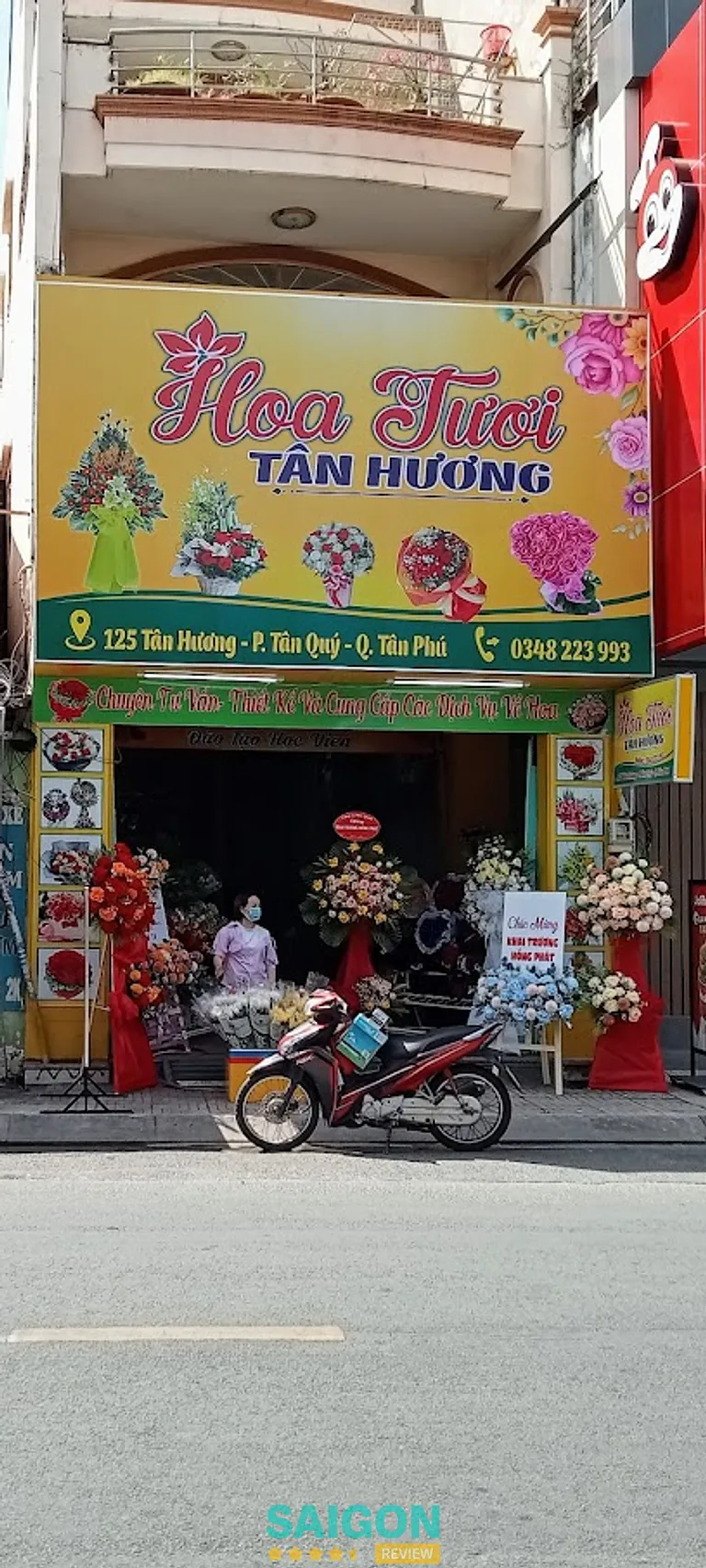 Hoa tươi 125 Tân Hương: P. Phú Thọ Hòa