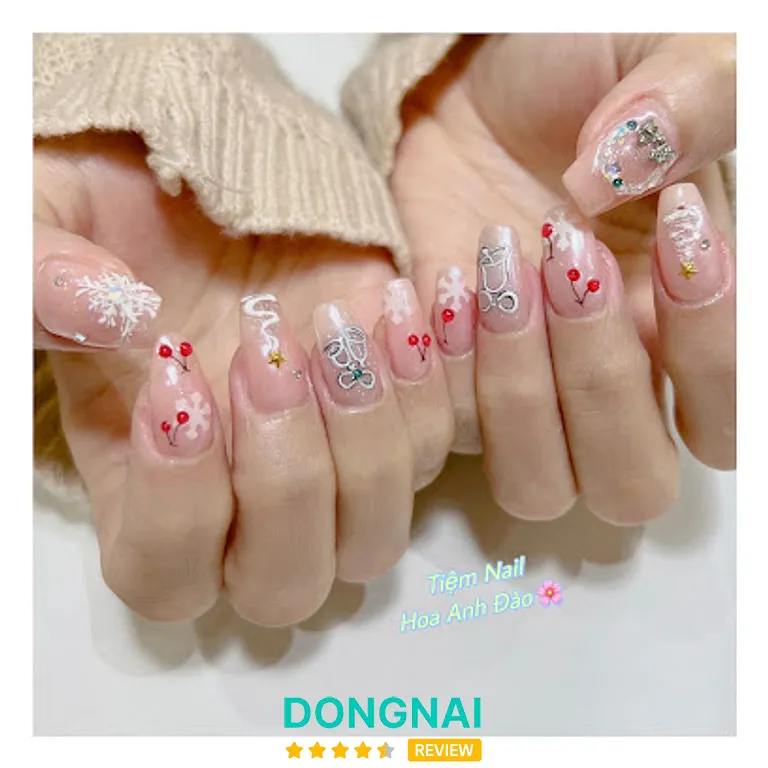 Tiệm Nail Hoa Anh Đào: 34 Võ Thị Sáu, P. Trấn Biên