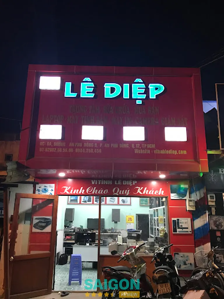 Vi Tính Lê Diệp: 6A An Phú Đông 9, Phường An Phú Đông